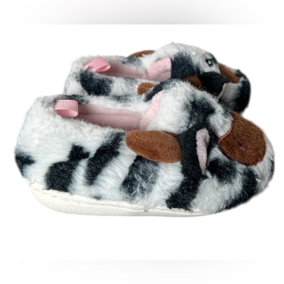 Cow Slippers Wonder Nation Toddler Size 6 - Picture 3 of 5